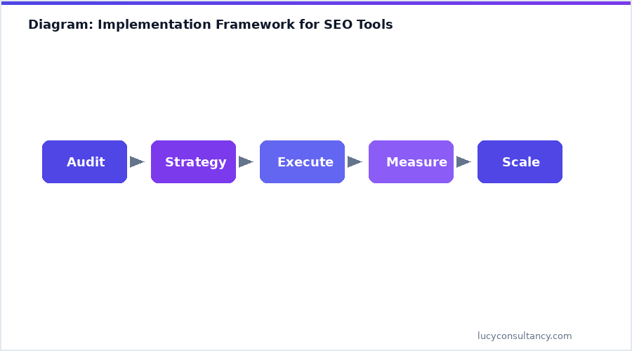 Diagram: Implementation Framework for SEO Tools