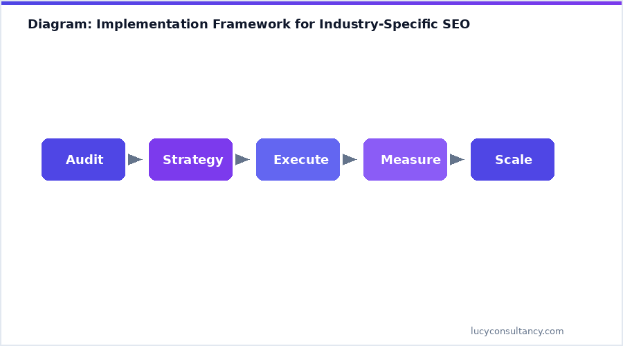 Diagram: Implementation Framework for Industry-Specific SEO